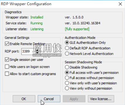 RDPWrap - 启用家庭版远程桌面及解除并发限制